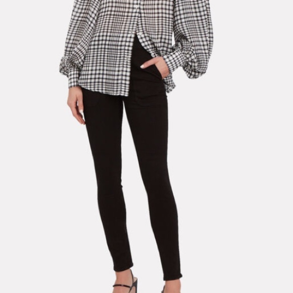 Frame Le Francoise Skinny Black Denim